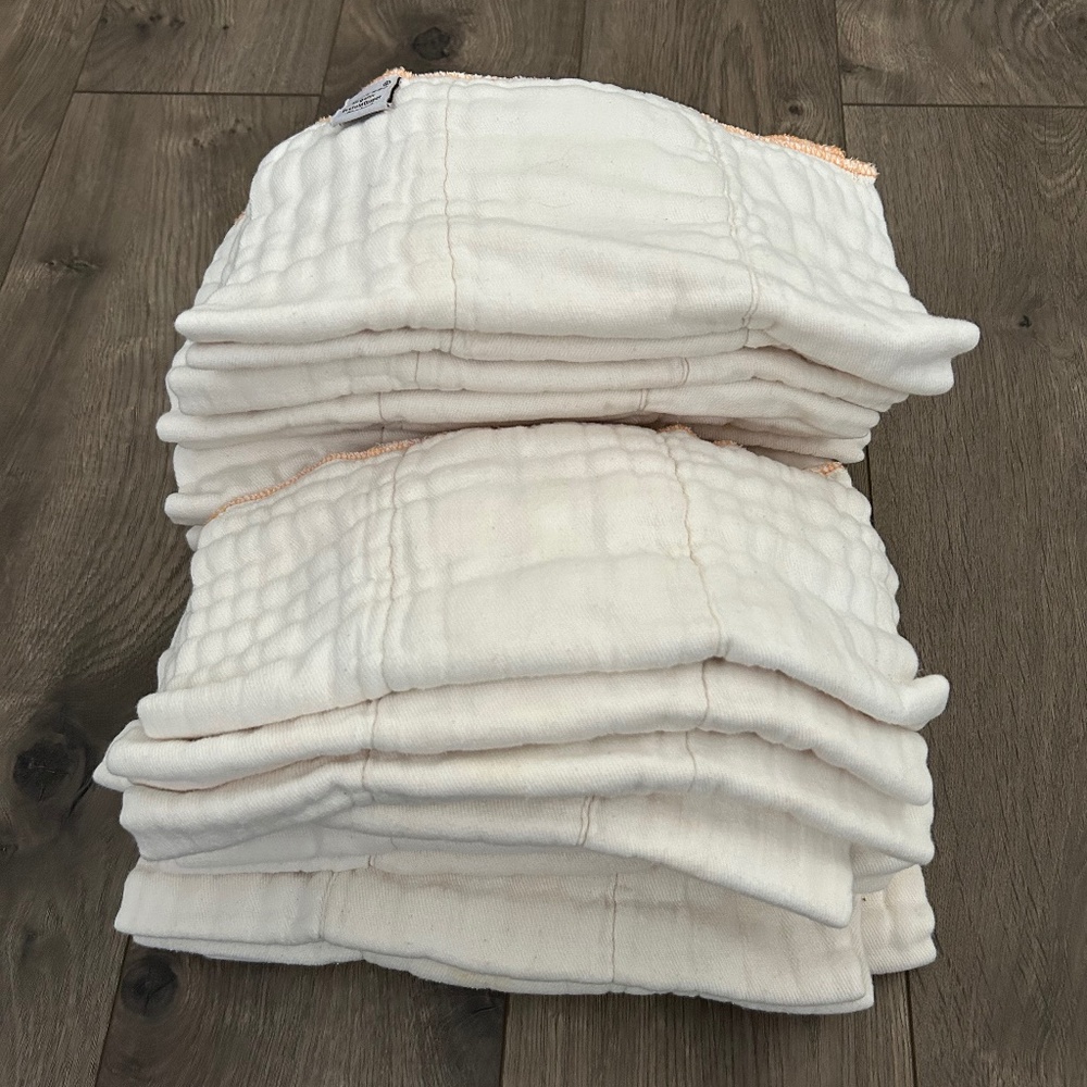 Cloth-eez Organic Prefold Diaper, Size Newborn
